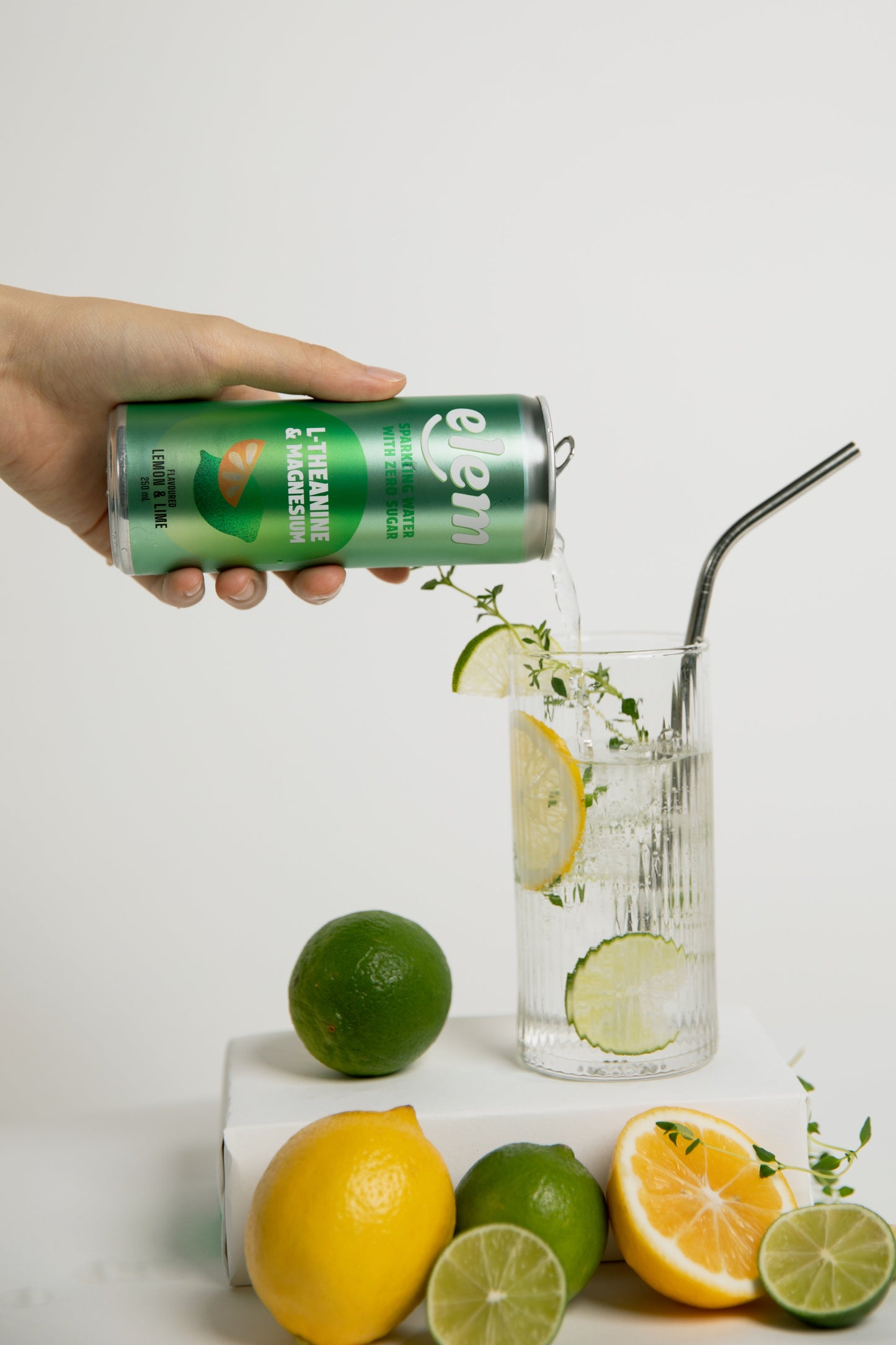 functional sparkling water with magnesium & l-theanine, lemon & lime product use