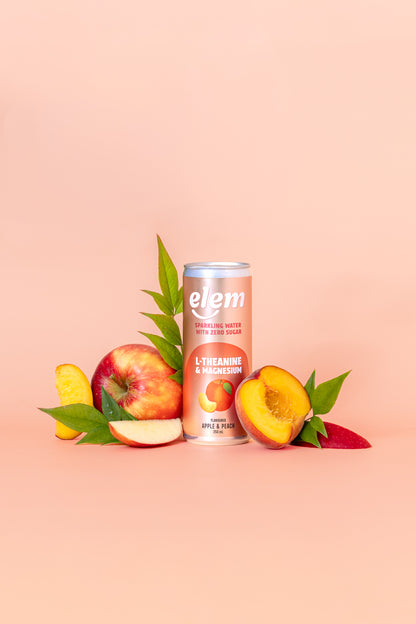Elem Apple & Peach Functional Sparkling Water