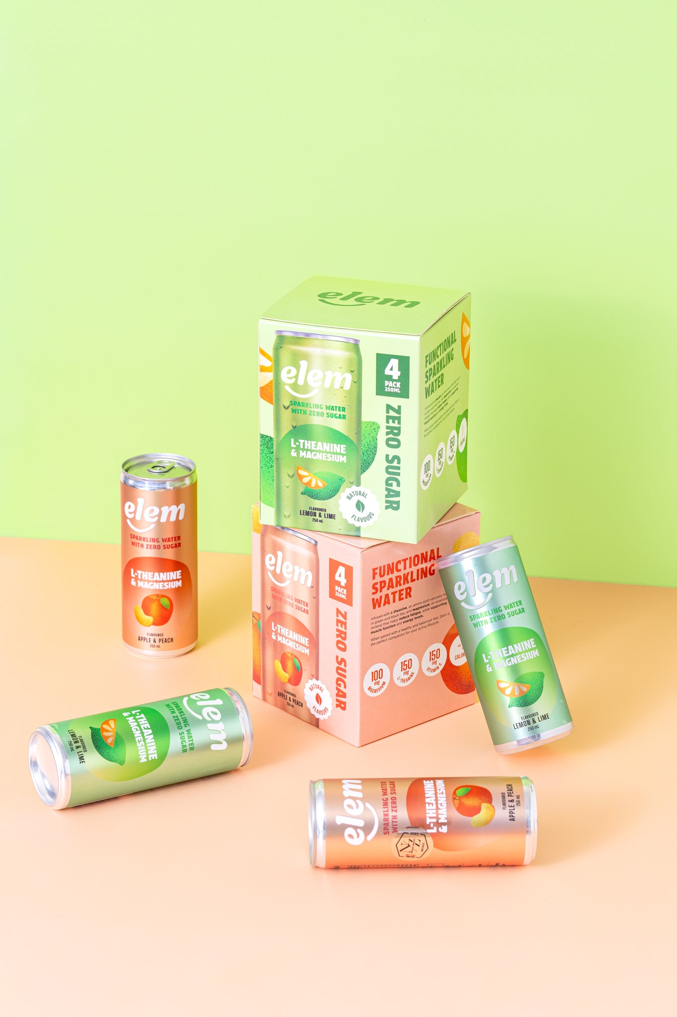 Elem Lemon & Lime Functional Sparkling Water